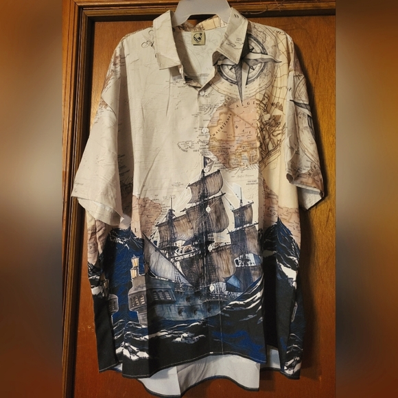 NWT Men's Hard Daddy XXL Hawaiian shirt - Picture 1 of 7
